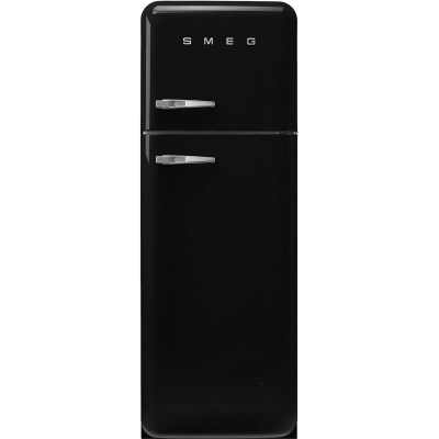Smeg 50&apos;s style kyl/frys kombiskåp FAB30RBL5 (svart)