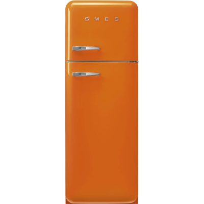 Smeg 50&apos;s style kyl/frys kombiskåp FAB30ROR5 (orange)