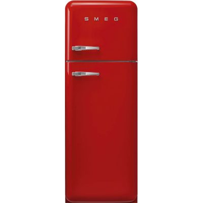Smeg 50&apos;s style kyl/frys kombiskåp FAB30RRD5 (röd)