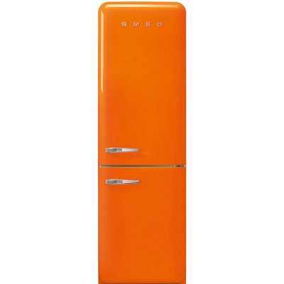 Smeg 50&apos;s style kyl/frys kombiskåp FAB32ROR5 (orange)